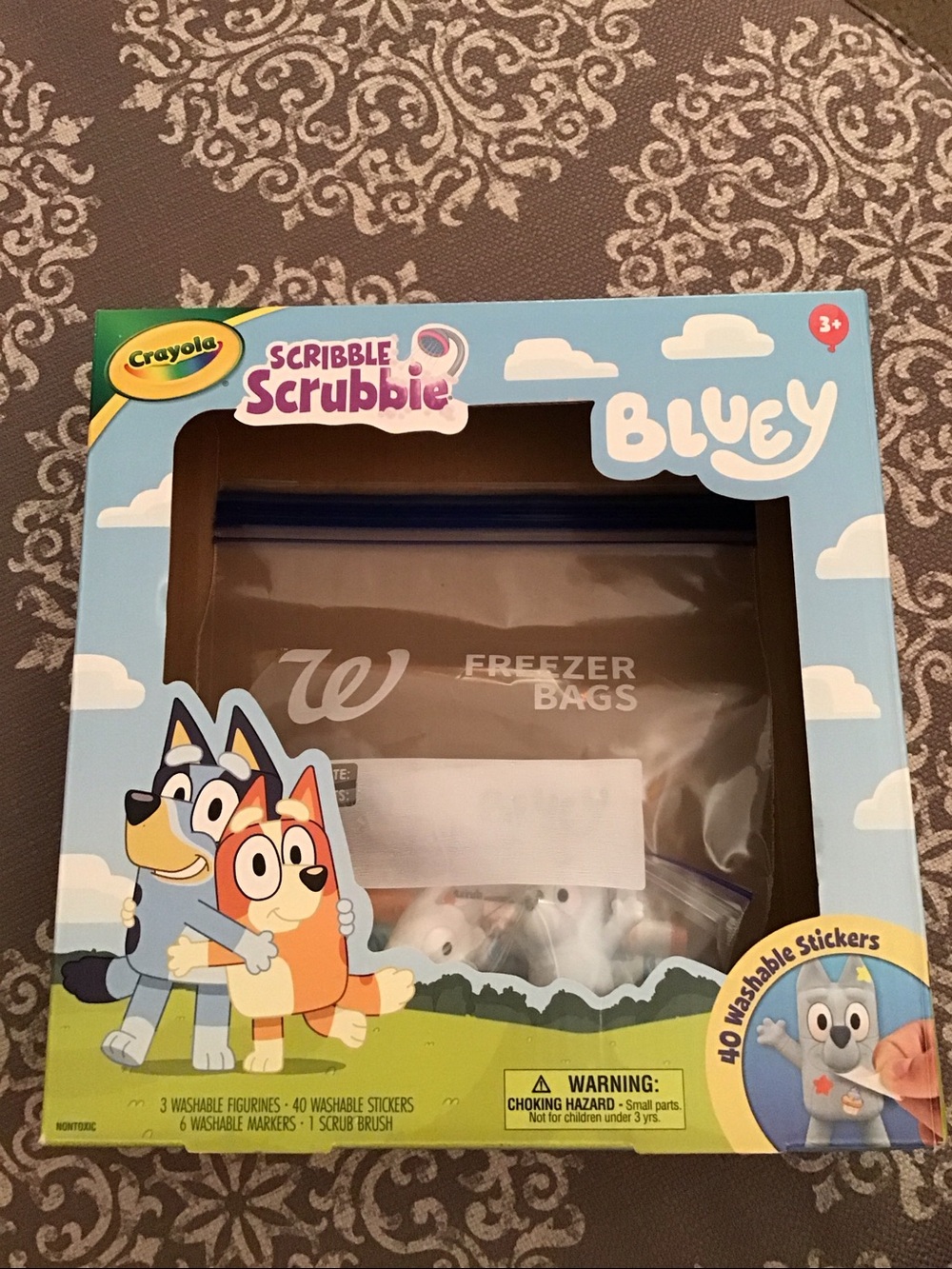 Crayola Scribble Scrubbie Bluey Figure Set NWOT** - Picture 6 of 6